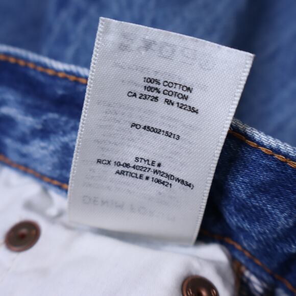 DENIM FORUM The '90s Iggy Low Rise Baggy Jean 5 Yrs Kiss N Tell Bleu Women's 23 - Picture 10 of 10